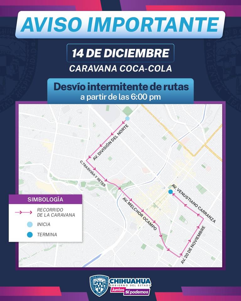 Caravana Coca Cola en Chihuahua A qu hora empieza y por d nde va